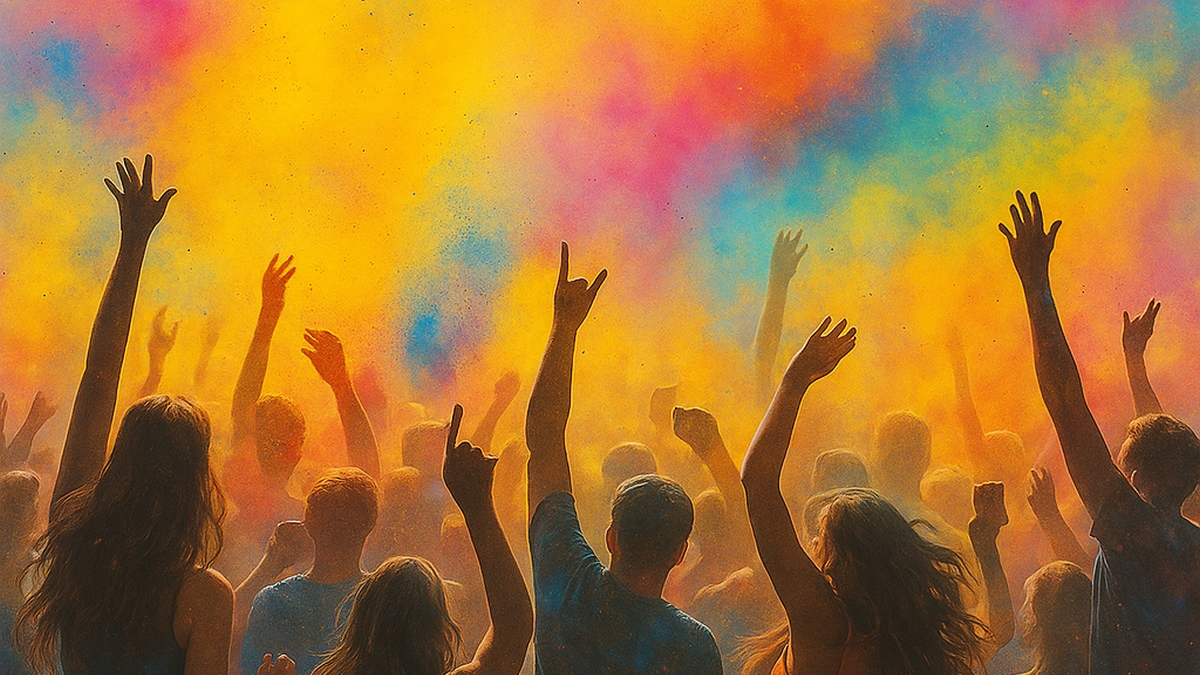 Tausende Farbbeutel, fette Sounds und Streetfood – das Holi-Festival verspricht Sommerfeeling pur