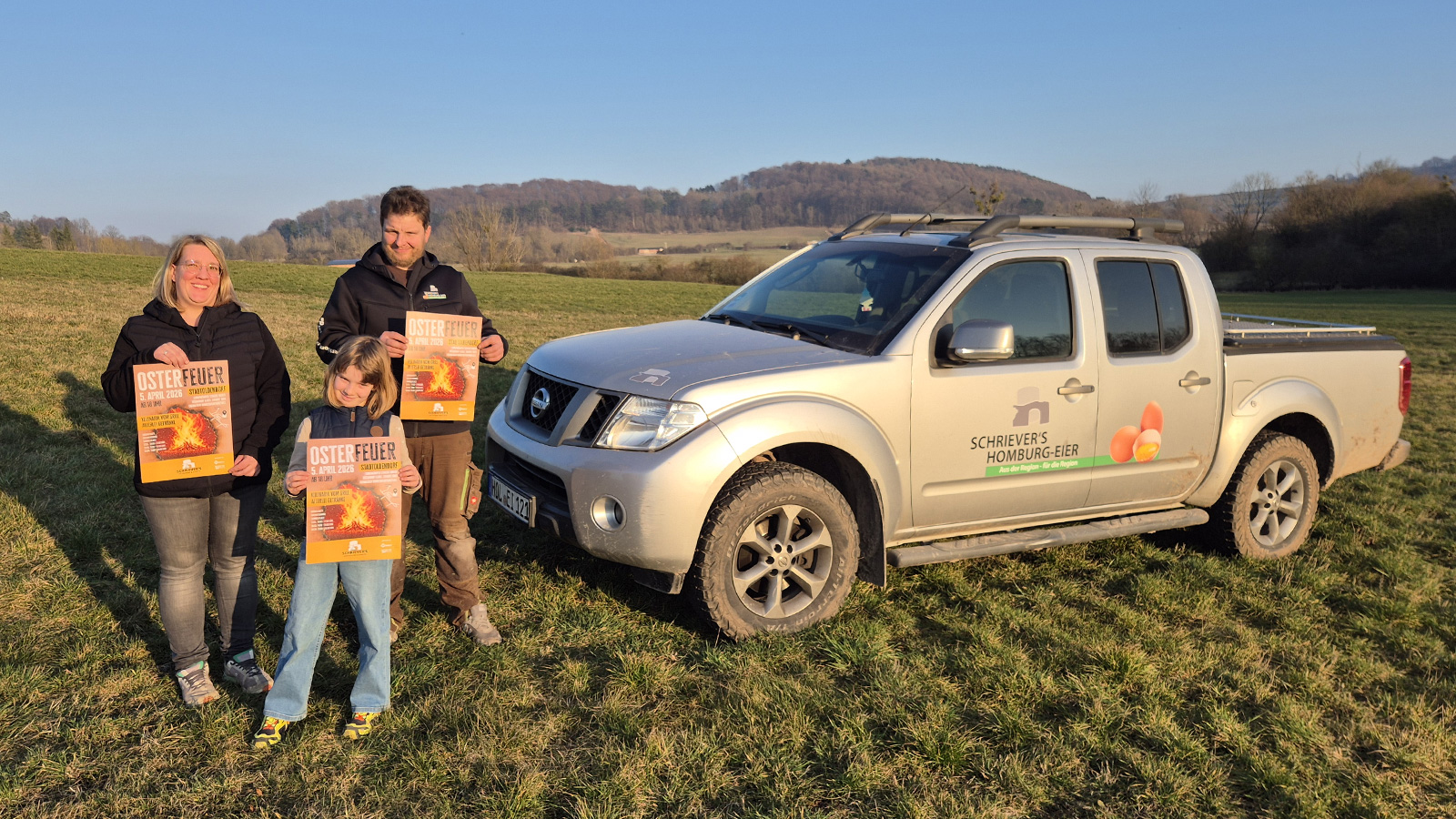 Ostersonntag: Schrievers bringen das Osterfeuer wieder zurück nach Stadtoldendorf